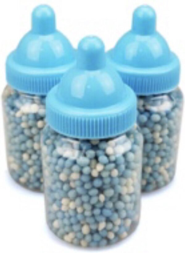 Babyflesjes Met Muisjes Blauw Wit