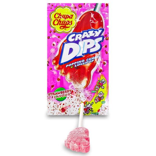 Chupa Chups Crazy Dips Strawberry
