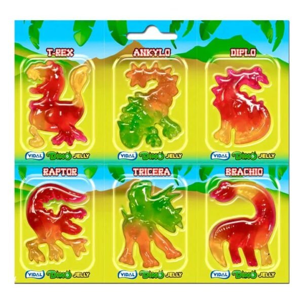 Dino Jelly gummy, 6 stuks