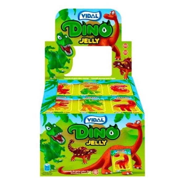 Dino Jelly gummy, 6 stuks - Afbeelding 2