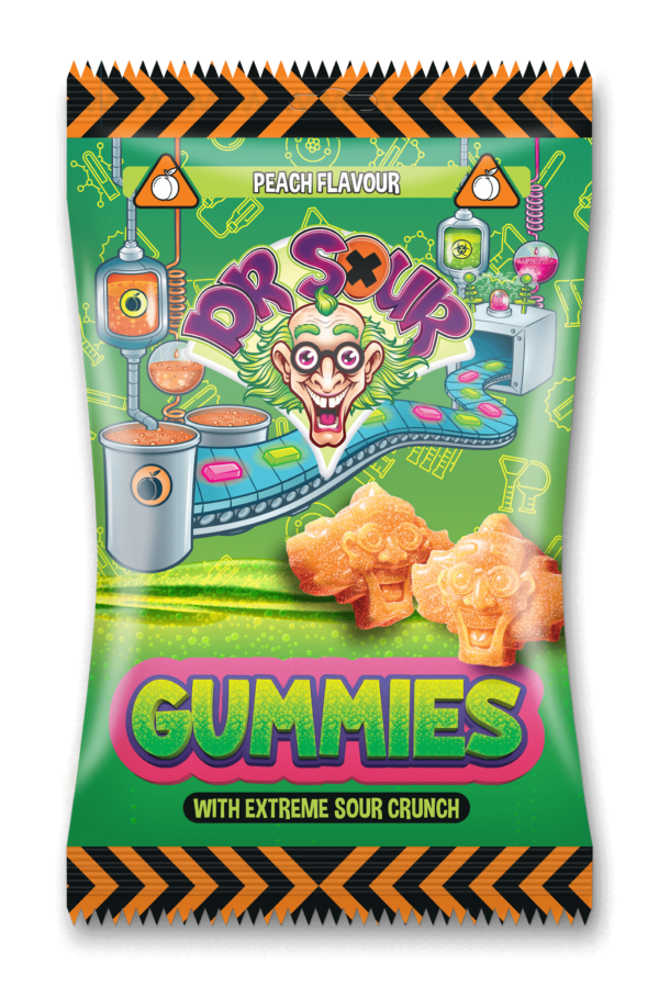 Dr Sour Peach Gummies