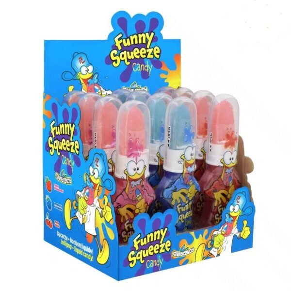 Funny Squeeze Candy Display 12 stuks