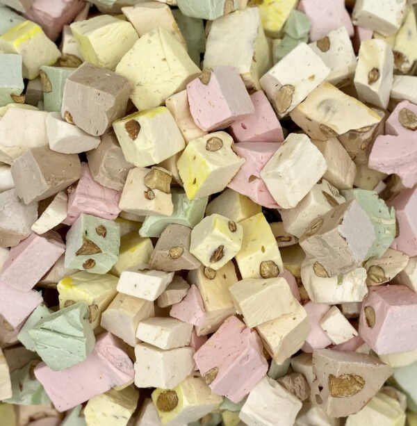 Zachte Gekleurde Nougat 250 gram