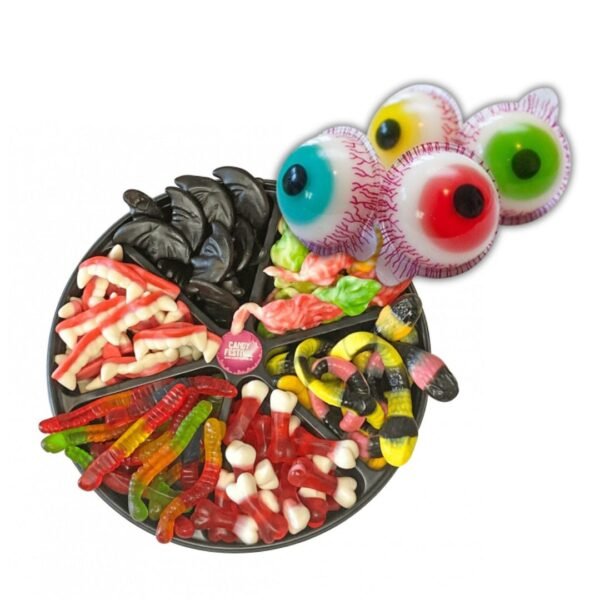 Halloween Platter + 4x Creepy Eyes