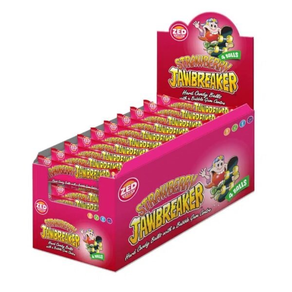 Jawbreaker Strawberry Display 40 stuks