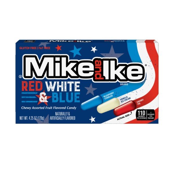 Mike & Ike Red White and Blue Box