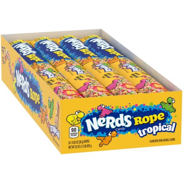 Nerds Ropes Tropical 24 stuks