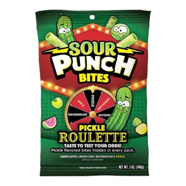 Sour Punch Pickle Roulette Game