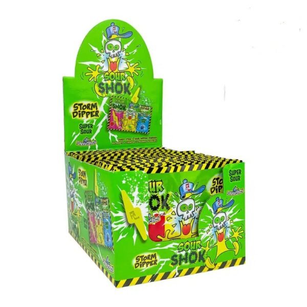 Sour Shok Storm Dipper Display 32 stuks