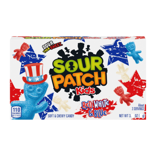 Sour Patch Red White Blue Box