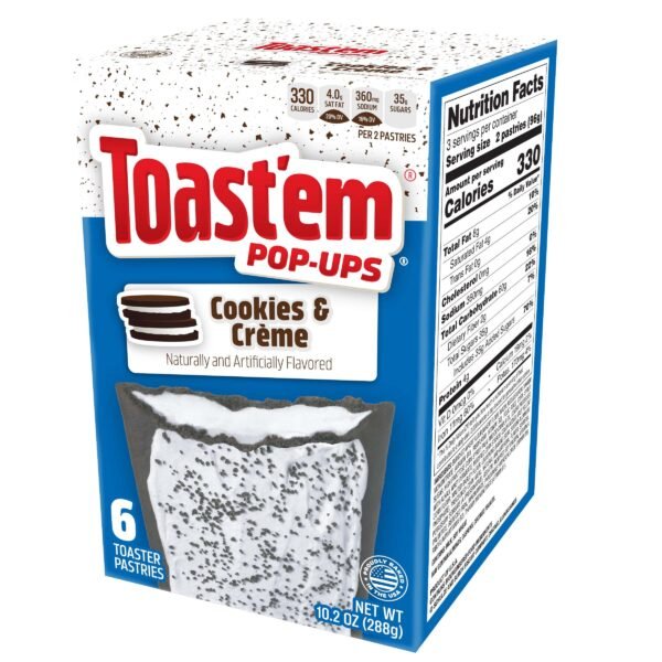 Toast’em Pop-Ups Frosted Cookies ‘n Cream