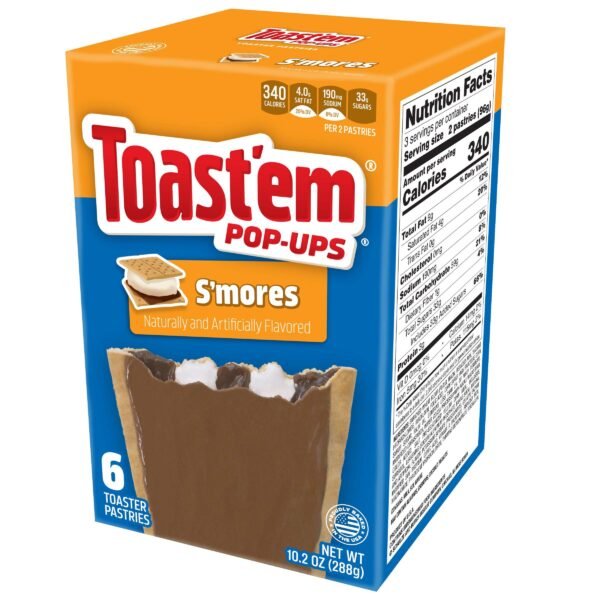 Toast’em Pop-Ups Frosted S’mores