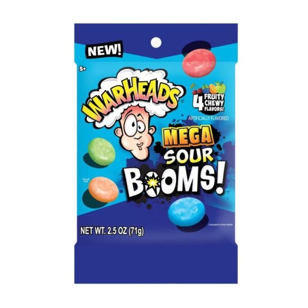 Warheads Mega Chewy Sour Booms