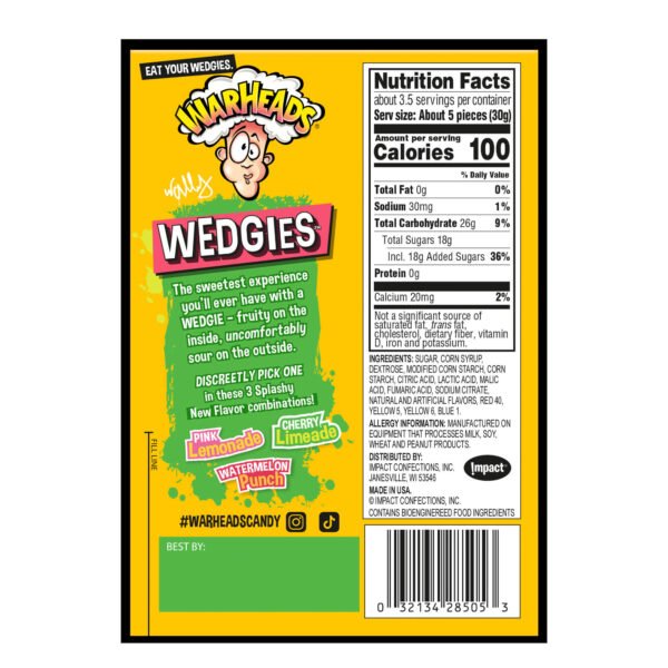 Warheads Wedgies box - Afbeelding 2