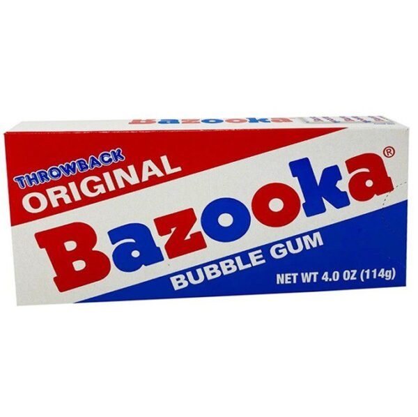 Bazooka Bubble Gum box