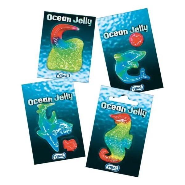 Oceaan Jelly gummy, 6 stuks