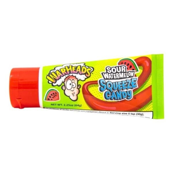 Warheads Squeeze Candy Watermelon Tube